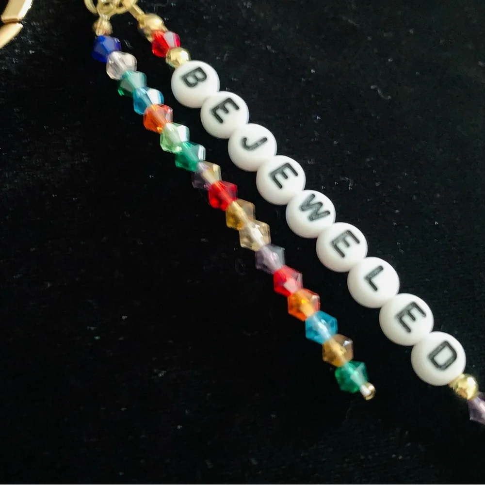 Hand Crafted swiftie bejeweled